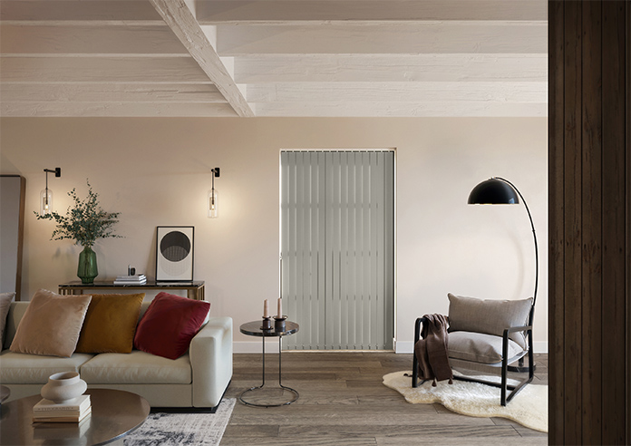 Trinity (Blackout), Oyster Grey - Vertical Blind - Image 9